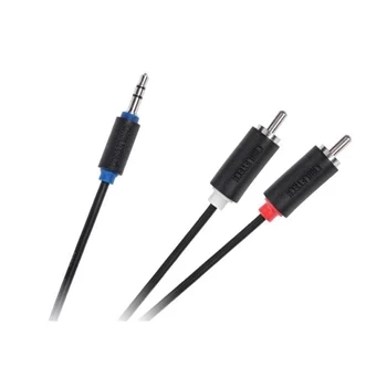 Kabel jack 3.5 stereo - 2x RCA 1.8m standard