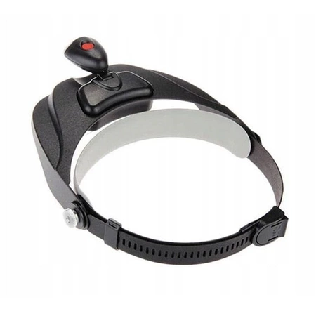 Lupa nagłowna LED MG81001-F, 1LED, 4 szkła powiększające