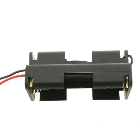 Koszyk baterii AA x3 kątowy z przewodami