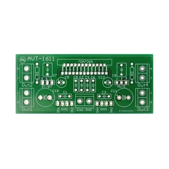 Wzmacniacz 4x35W z TDA7385, PCB do projektu AVT1611