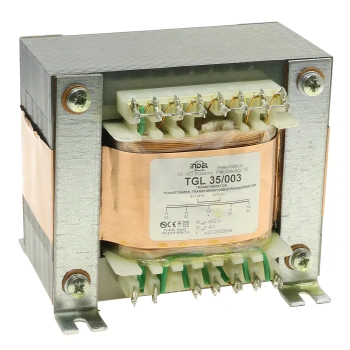 Transformator głośnikowy TGL 35/003, 35 W, 850 om / 4 om, push-pull, ultraliniowy, 20 Hz - 20 kHz, Indel