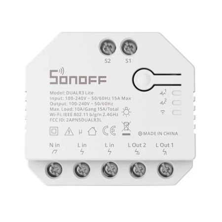 Inteligentny przełącznik WiFi Sonoff Dual R3 Lite