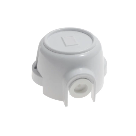 Włącznik światła schodowy, montaż natynkowy, kolor biały, seria Retro PRL