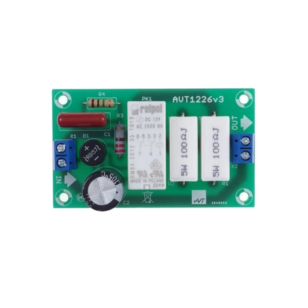 Softstart 230V 5A - dwustopniowy układ opóźniania włączania - KIT AVT 1226