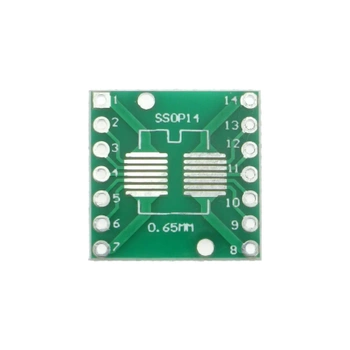 Adapter płytkowy SO14 / TSSOP14 na DIP do prototypowania układów SMD, PU02