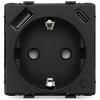 Gniazdko elektryczne Schuko z USB A+C 20W z watomierzem WiFi i Bluetooth czarne podtynkowe (moduł bez ramki) - TAWOIA Smart Home