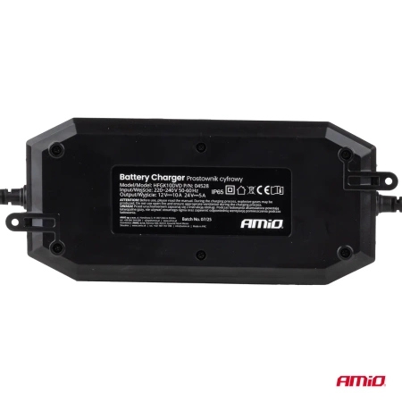 Prostownik cyfrowy AGM GEL STD LiFePo4 max 10A 6/12V PRO AMIO-04528