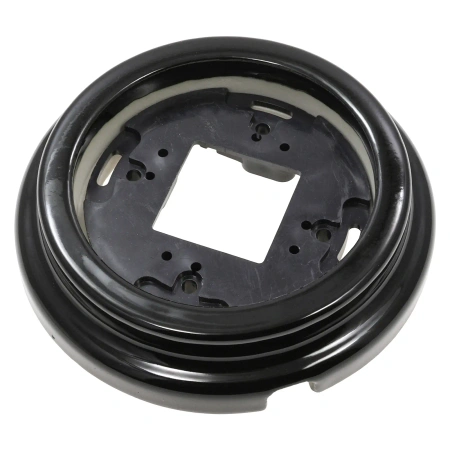 Ramka ceramiczna pojedyncza czarna do włączników i gniazd natynkowych Ceramic Loft