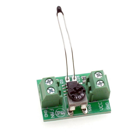 Sterownik wentylatora 12 V - termostat z regulowanym progiem - KIT AVT 1564