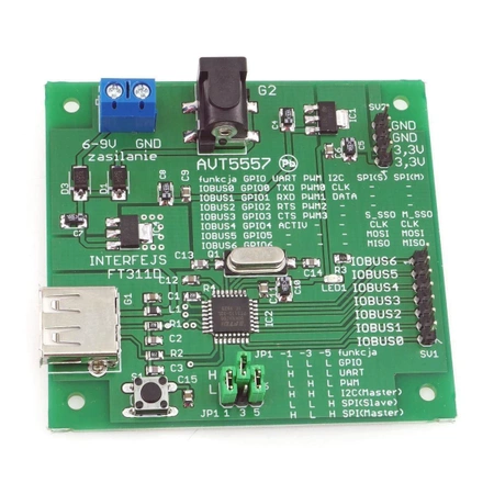 Interfejs USB - Android - zlutowany KIT AVT 5557