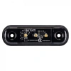 Lampa obrysowa LED pomarańczowa 12/24 V, klosz przyciemniany DARK, 83,7 × 24,2 mm - L1318