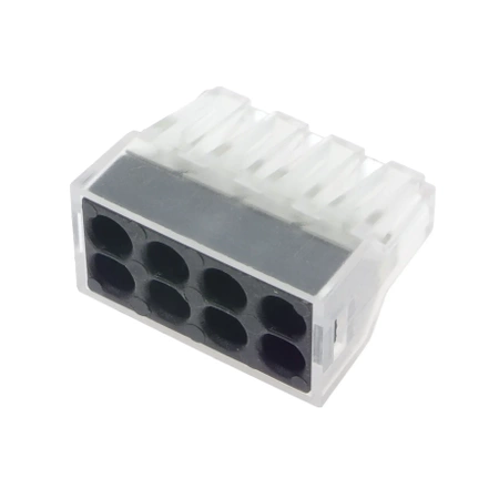 Szybkozłącze instalacyjne zatrzaskowe 8-polowe 400 V, 2,5 mm², raster 5,6 mm, TLZ40-08P