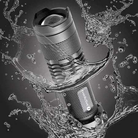 Latarka LED everActive FL-180, CREE 3W, 120-180lm, fokus