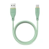 Kabel USB-A - USB-C, 2,4 A, 1 m, zielony, Miccell, MIC-004039