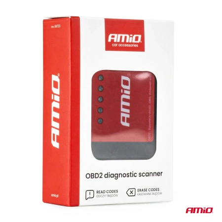 Skaner Diagnostyczny OBD2 BT XL-OBDII, AMIO-04733