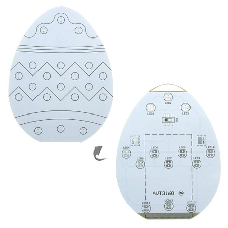 Pisanka LED - KIT AVT 3160