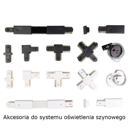 Lampa wisząca szynowa 12W, 960lm, 4000K, 60cm, biała