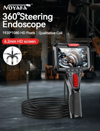 Przemysłowy endoskop ręczny HD IP67 kamera 6,2mm Noyafa NF-T20