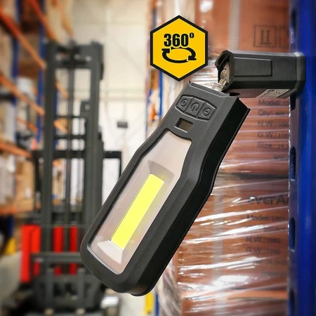 Lampa warsztatowa LED 550lm, stacja dokująca, everActive WL-600R