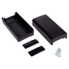Obudowa uniwersalna Z99, 60,7 × 120,8 × 51,5 mm, ABS, czarna, z panelami bocznymi, Kradex