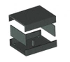Obudowa uniwersalna z panelami bocznymi 90,0 mm × 110,0 mm × 49,0 mm z PS, kolor czarny Z5A KRADEX