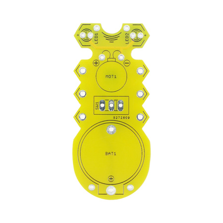 Żółty robaczek DIY do nauki lutowania AVT EDU657