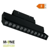 Reflektor szynowy magnetyczny liniowy regulowany 12W 960lm 4000K czarny M-LINE