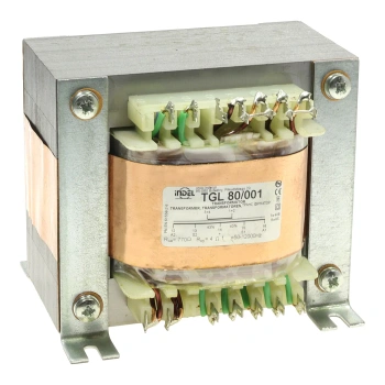 Transformator głośnikowy Indel TGL 80/001, 80 W, 0,77 kΩ/4 Ω, Push-Pull