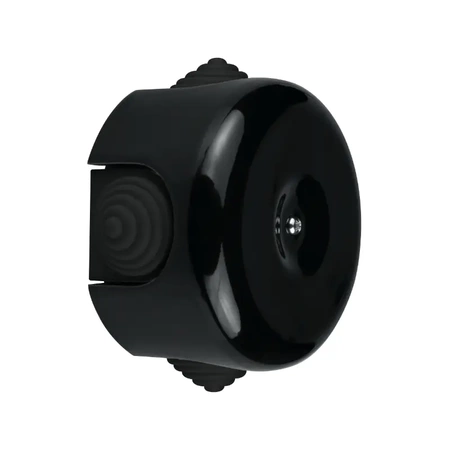 Puszka natynkowa ceramiczna czarna, Ceramic Loft