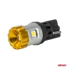 Żarówki LED W5W T10 CANBUS 12/24 V, 4 × SMD 3030 + 1 × SMD 3020, światło białe, 2 szt. - AMiO 04990