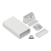 Obudowa OBD ZOBD SET J, 47,9 × 80 × 23,5 mm, ABS, jasnoszara, Kradex