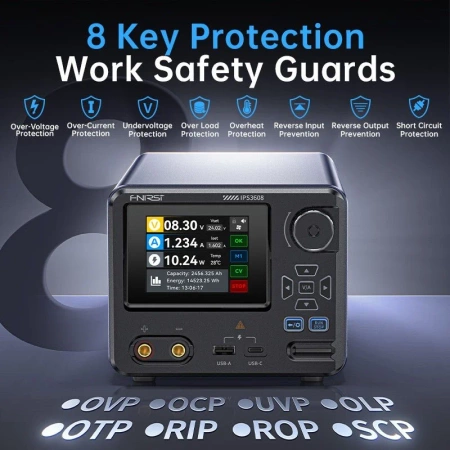 Zasilacz serwisowy AC-DC 0-36V 8A 285W z cyfrowym sterowaniem i ekranem LCD FNIRSI IPS3608