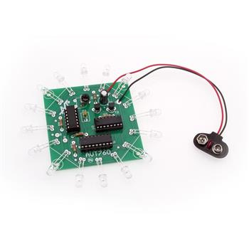 Policyjny kogut niebieski - zlutowany KIT AVT 760