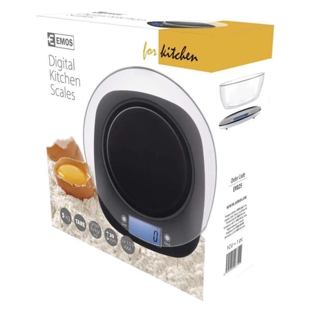 Waga kuchenna do 5kg, Emos EV025 czarna