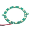 Oświetlacz pierścieniowy LED 12 V 12×5050 - zlutowany KIT AVT 1918