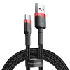 Kabel USB do USB-C Baseus Cafule 2A 2m czerwono-czarny CATKLF-C91