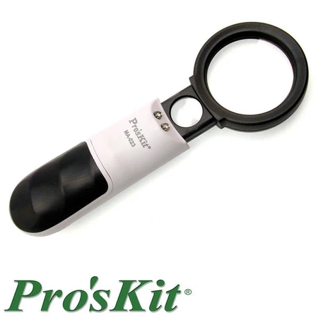 Lupa x3.5/x20 z podświetlaniem LED, MA-023 Proskit