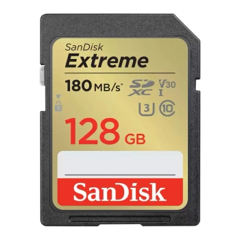 Pamięć - karta SDXC 128GB SanDisk Extreme 180MB/s