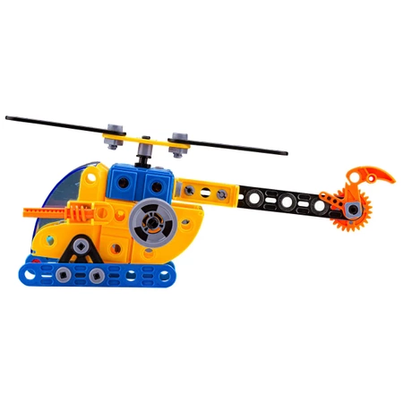 Klocki konstrukcyjne: Maszyny, pojazdy budowlane 6w1