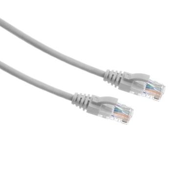 Patchcord LAN UTP kat. 6, 3 m, szary, wtyki RJ45