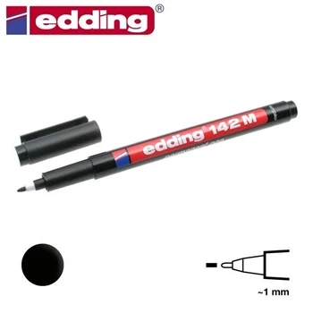 Pisak permanentny edding FSE142M czarny do PCB, folii i szkła, linia 1 mm