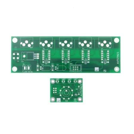 Selektor wejść audio z przełącznikiem obrotowym - PCB do projektu AVT 5796
