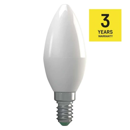 Żarówka LED E14 4W 330lm b. ciepły, bańka mleczna. świeca