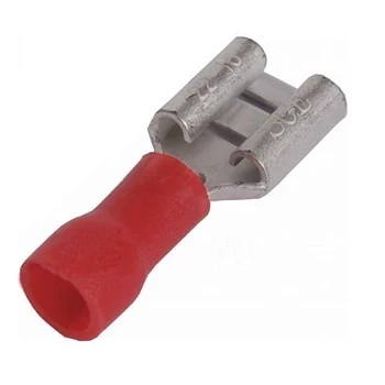 Konektor płaski żeński izolowany 6.3mm 0.8mm 0.5-1.5mm² - końcówka kablowa SGE