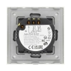Włącznik podwójny Smart 600W ZigBee - dotykowy szklany panel biały - podtynkowy - TAWOIA Smart Home