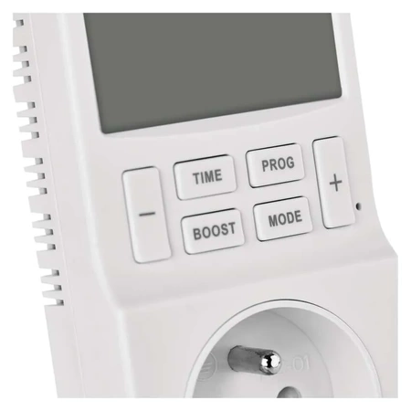 Termostat gniazdkowy z funkcją timera cyfrowego 2w1 EMOS P5660