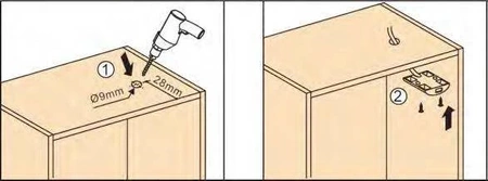 Włącznik meblowy IR, 12-24V DC, max 30W, DOOR2