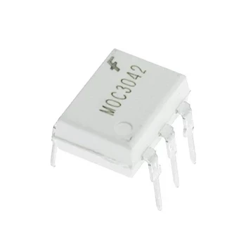 MOC3042 - optotriak 400 V, prąd wyzwalania 10 mA, z wykrywaniem przejścia przez zero, DIP-6