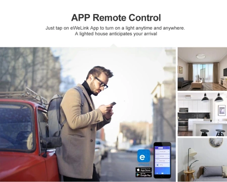 Inteligentny przełącznik WiFi + RF 433 Sonoff RF R2