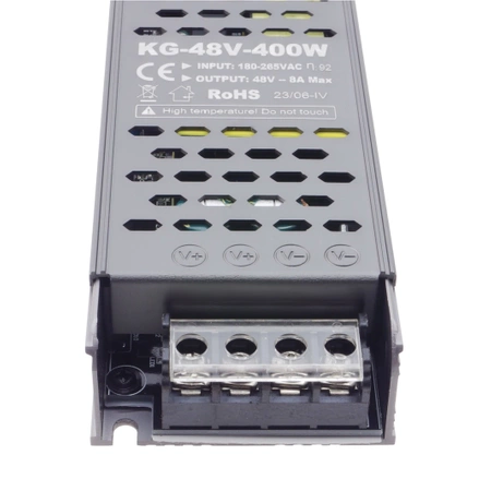 Zasilacz impulsowy 48 V DC, 8 A, 400 W, obudowa metalowa